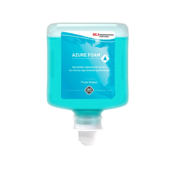 JABON ESPUMA AZUL CON OLOR FRUTAL 1L