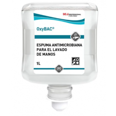 OXIBAC 6X1L ESPUMA ANTIBACTERIANA PARA LAVADO DE MANOS