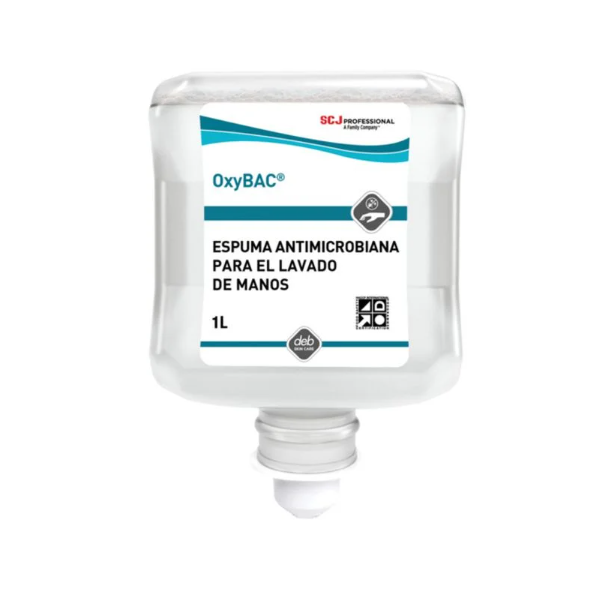 OXIBAC 6X1L ESPUMA ANTIBACTERIANA PARA LAVADO DE MANOS