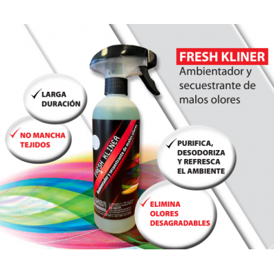 FRESH KLINER 500ML-AMBIENTADOR Y SECUESTRANTE DE MALOS OLORES