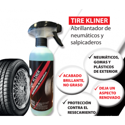 TIRE KLINER 500ML-ABRILLANTADOR DE NEUMATICOS Y SALPICADEROS