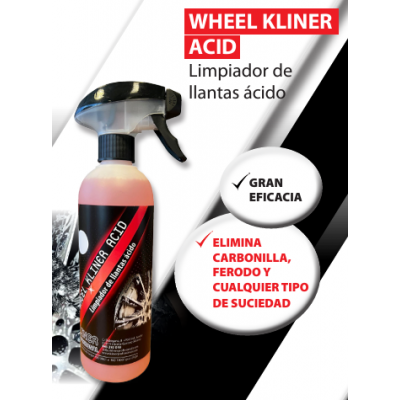 WHEEL KLINER ACID 500ML-LIMPIADOR ACIDO DE LLANTAS