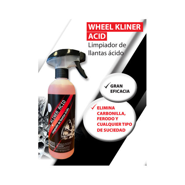 WHEEL KLINER ACID 500ML-LIMPIADOR ACIDO DE LLANTAS