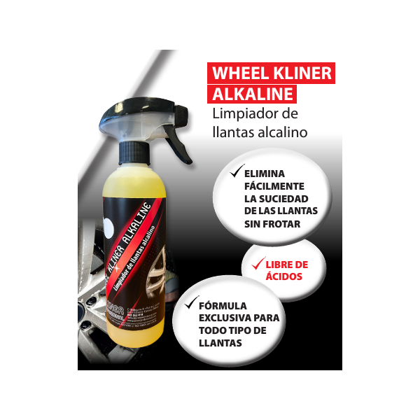 WHEEL KLINER ALKALINE 500ML-LIMPIADOR ALCALINO DE LLANTAS