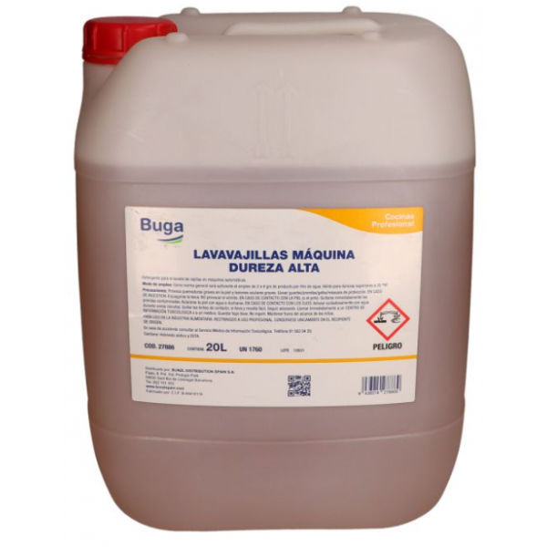 BUGA DETERGENTE LAVAVAJILLAS MAQUINA 20L
