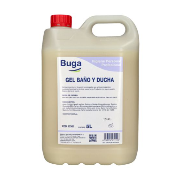 BUGA GEL DE BAÑO Y DUCHA 5L