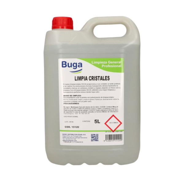 BUGA LIMPIACRISTALES 5L