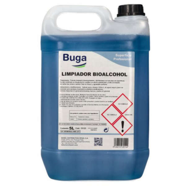 BUGA LIMPIADOR BIOALCOHOL 5L
