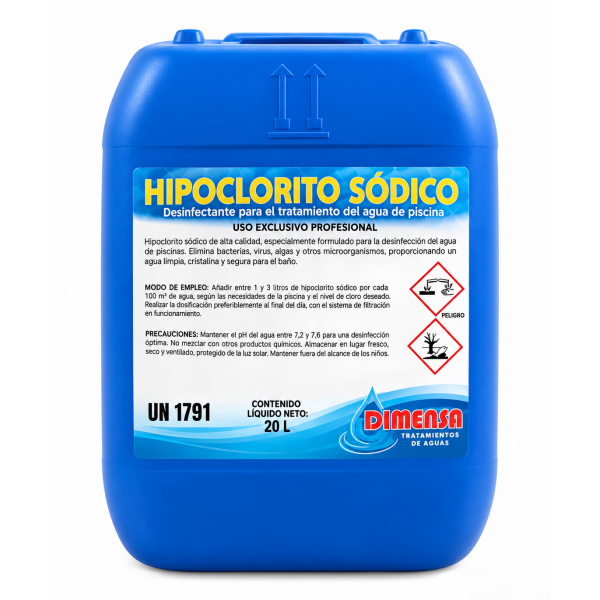 HIPOCLORITO PISCINA 20L