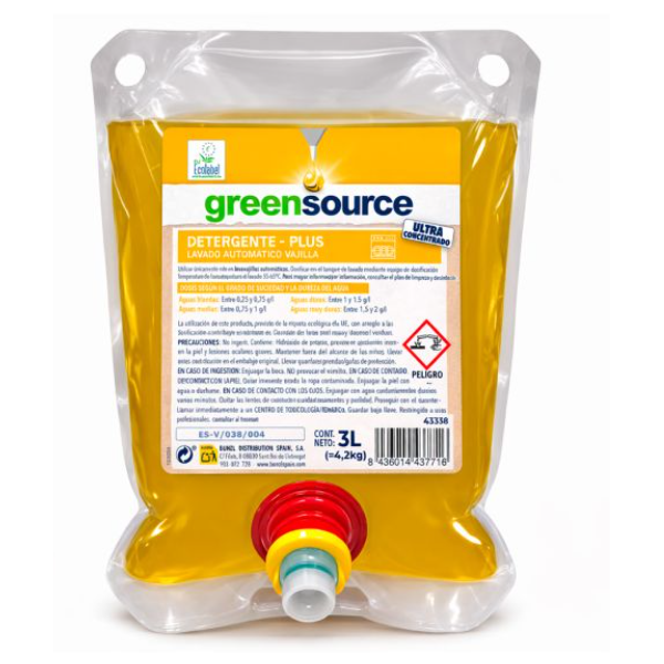 GREENSOURCE DETERGENTE PLUS 2X3L