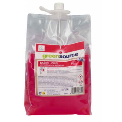 GREENSOURCE LIMPIADOR BAÑOS 4X1,5L